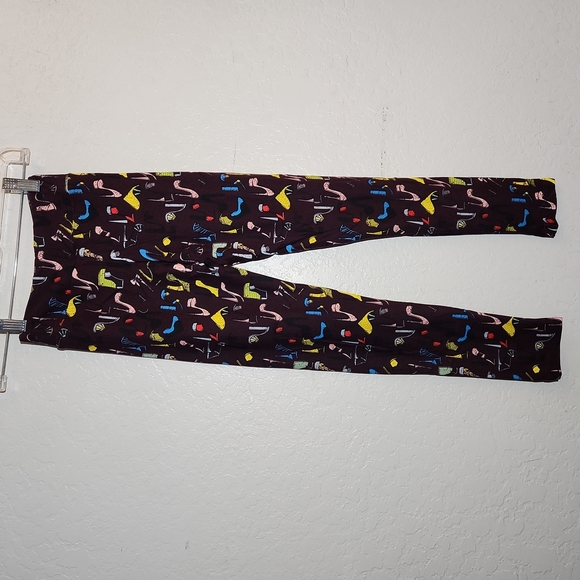 LULAROE Tween High Heels Patterned Legging Buttery Soft - Picture 1 of 6